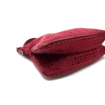 Fendi Baguette Zucca Bordeaux