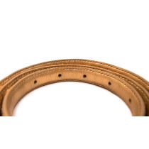 Prada Cintura Crystal Degrade Pelle e Strass Platino