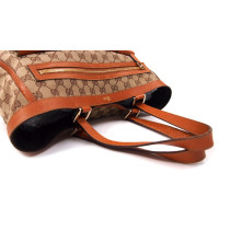 Gucci Shopping GG Beige e Pelle Arancio