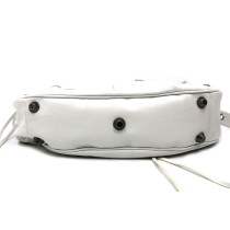 Balenciaga Cagole Pelle Bianca