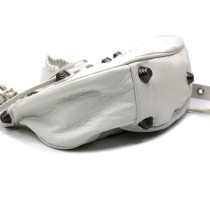 Balenciaga Cagole Pelle Bianca
