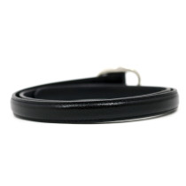 Saint Laurent Cintura Pelle Nera
