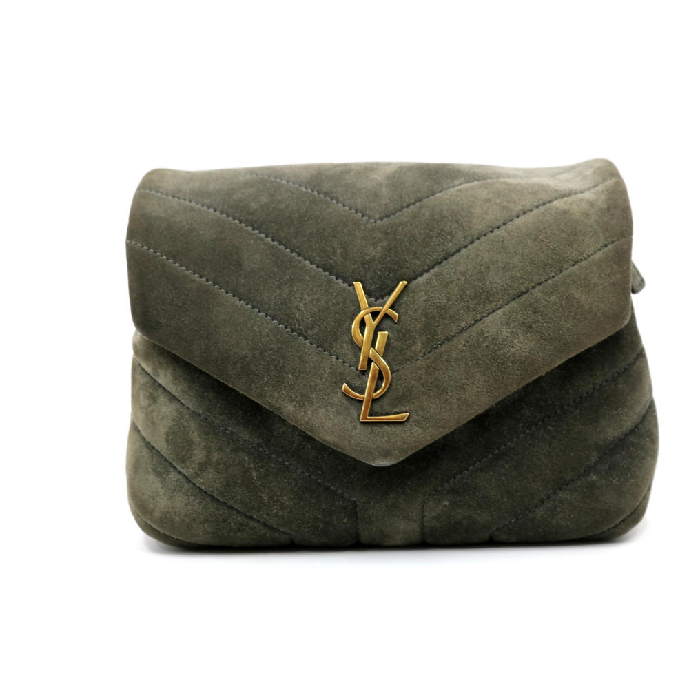 Saint Laurent Lou Lou Toy Velluto Grigio