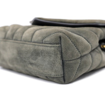 Saint Laurent Lou Lou Toy Velluto Grigio