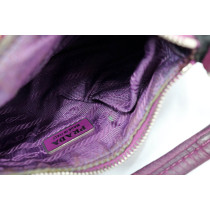 Prada Pochette Nylon Nero e Viola