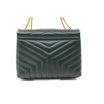 Saint Laurent Lou Lou Media Pelle Verde
