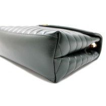 Saint Laurent Lou Lou Media Pelle Verde