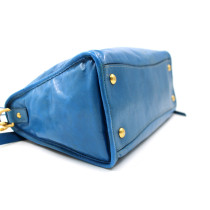 Miu Miu Shopping Pelle Azzurra