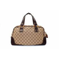 Gucci Bamboo Bowling GG Beige