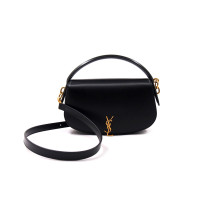 Saint Laurent Voltaire Schwarzes Leder