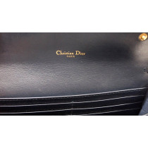 Dior Pochette Saddle Kleine Blau Leinwand
