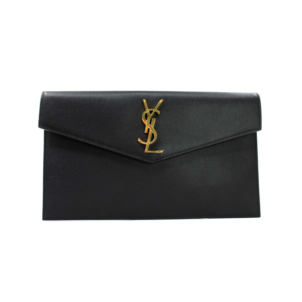 Saint Laurent Pochette Uptown Pelle Nera
