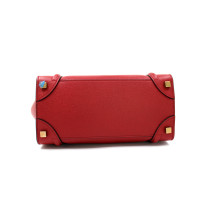 Celine Luggage Pelle Rossa