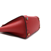 Celine Luggage Pelle Rossa