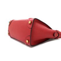 Celine Luggage Pelle Rossa