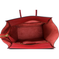 Celine Luggage Pelle Rossa