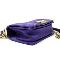 Chanel Boy Pelle Viola