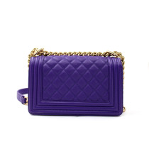 Chanel Boy Pelle Viola