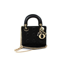 Dior Lady Dior Mini Pelle Nera