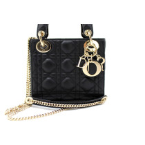 Dior Lady Dior Mini Pelle Nera