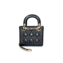 Dior Lady Dior Mini Pelle Nera