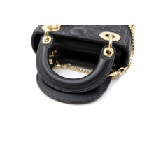 Dior Lady Dior Mini Pelle Nera