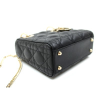 Dior Lady Dior Mini Pelle Nera
