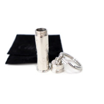 Cartier Portachiavi Accessorio da Borsa Acciaio Argento