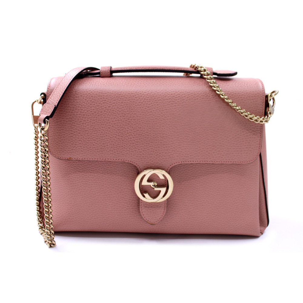 Gucci Interlocking Pelle Rosa