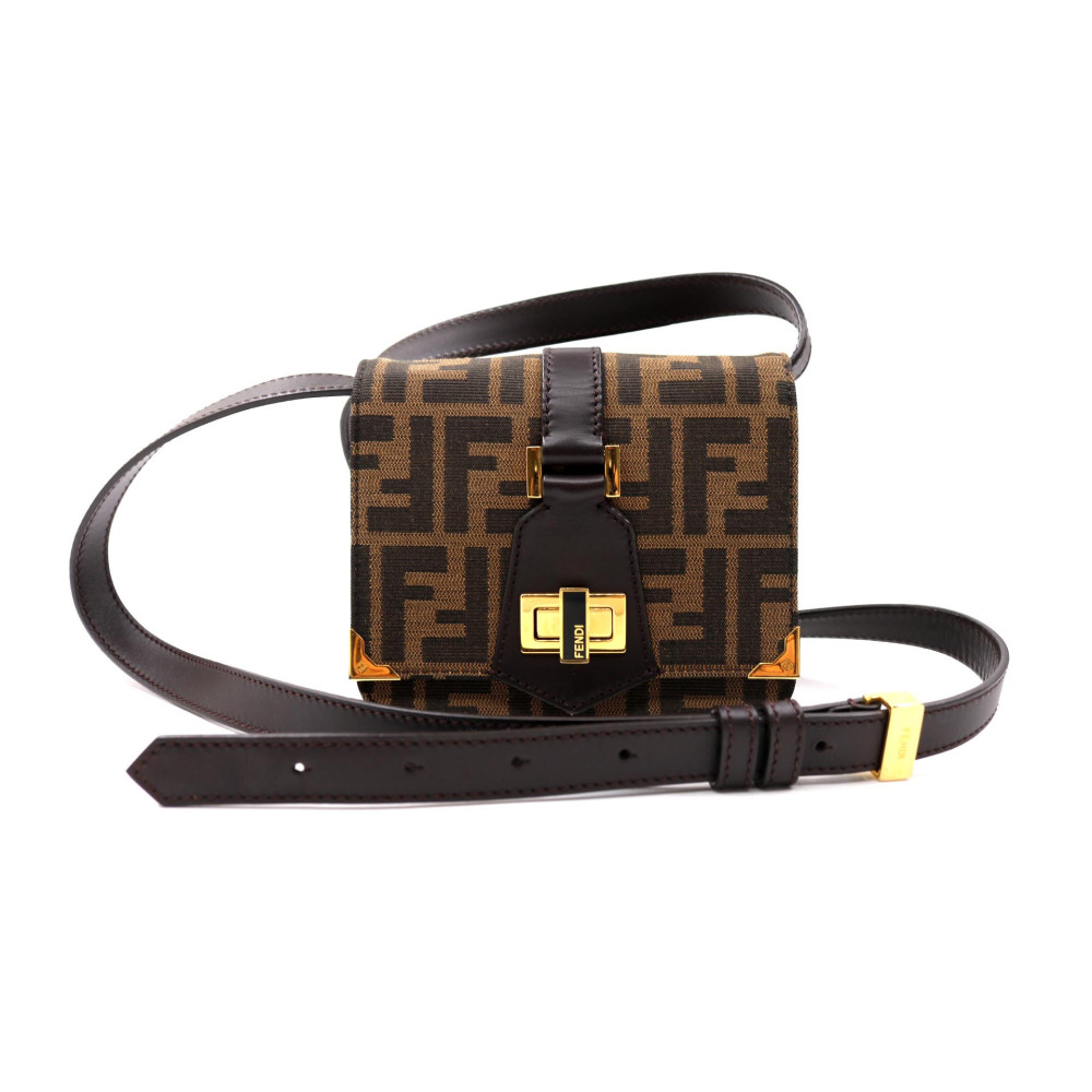 Fendi Pochette Zucca Marrone