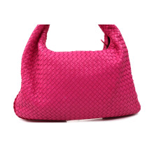 Bottega Veneta Hobo Vintage Pelle Intrecciata Fucsia