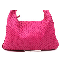 Bottega Veneta Hobo Vintage Pelle Intrecciata Fucsia