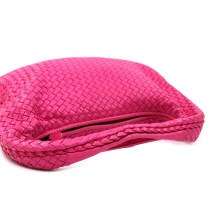 Bottega Veneta Hobo Vintage Pelle Intrecciata Fucsia