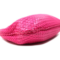 Bottega Veneta Hobo Vintage Pelle Intrecciata Fucsia