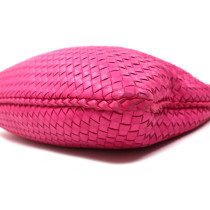 Bottega Veneta Hobo Vintage Pelle Intrecciata Fucsia