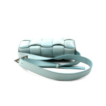Bottega Veneta Cassette Padded Pelle Azzurro Chiaro
