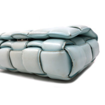 Bottega Veneta Cassette Padded Pelle Azzurro Chiaro