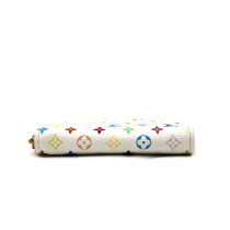 Louis Vuitton Portafoglio Zippy Mini Lin Multicolor Bianco