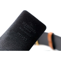 Valentino Cintura VLogo Pelle Marrone