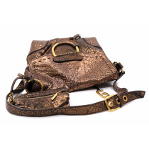 Dolce & Gabbana Bronze Leather Hobo
