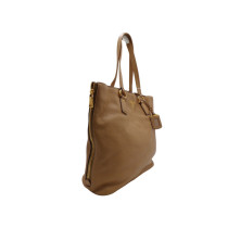 Prada Caramel Leather Shopping Bag