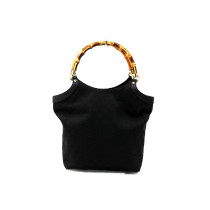 Gucci Tote Bamboo GG Nero