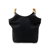 Gucci Tote Bamboo GG Nero