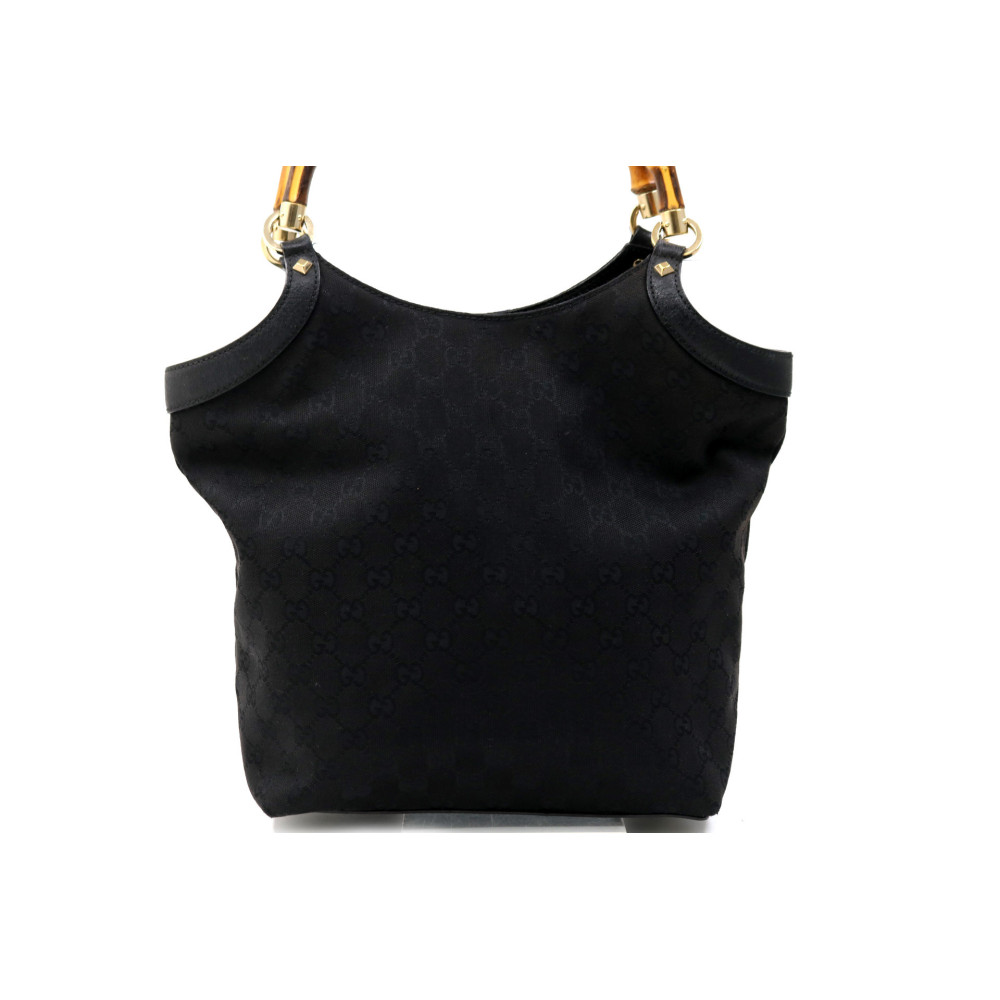 Gucci Tote Bamboo GG Nero