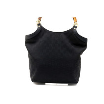 Gucci Tote Bamboo GG Nero