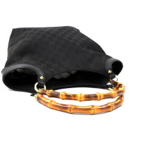 Gucci Tote Bamboo GG Nero