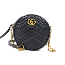 Gucci Round Marmont Pelle Nera