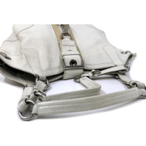 Prada Shopping Pelle Bianca