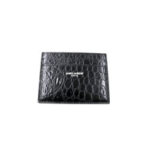 Saint Laurent Portacarte Pelle Nera