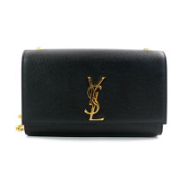 Saint Laurent Kate Media Pelle Nera